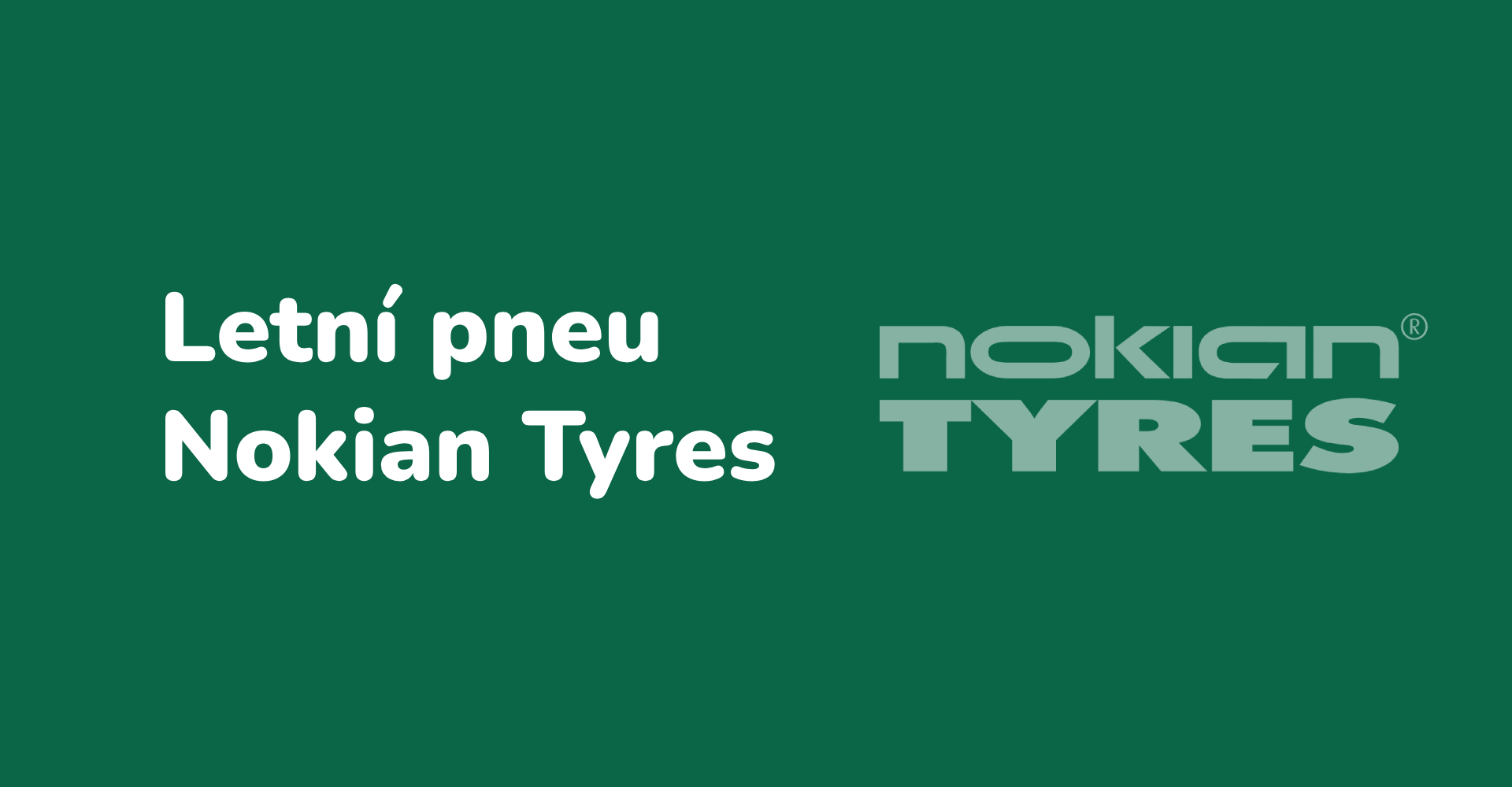 Letní pneumatiky Nokian