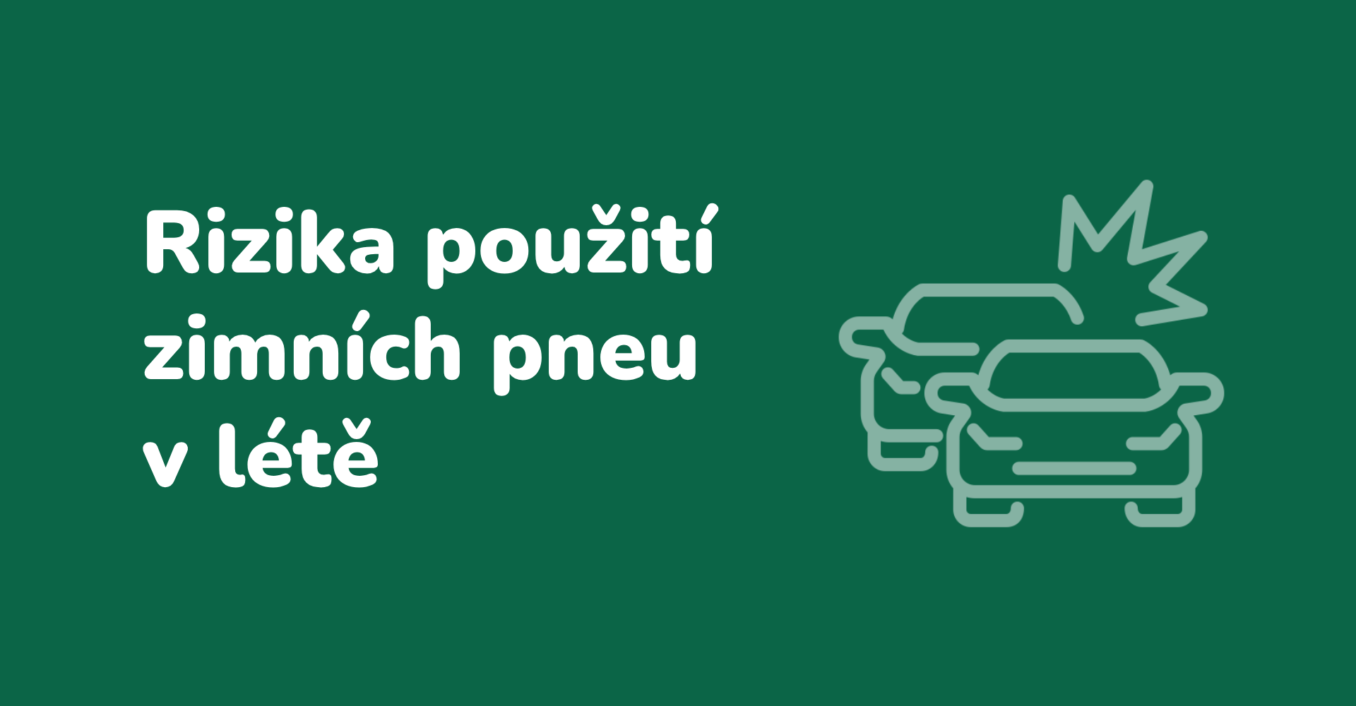 Rizika použití zimních pneumatik v létě