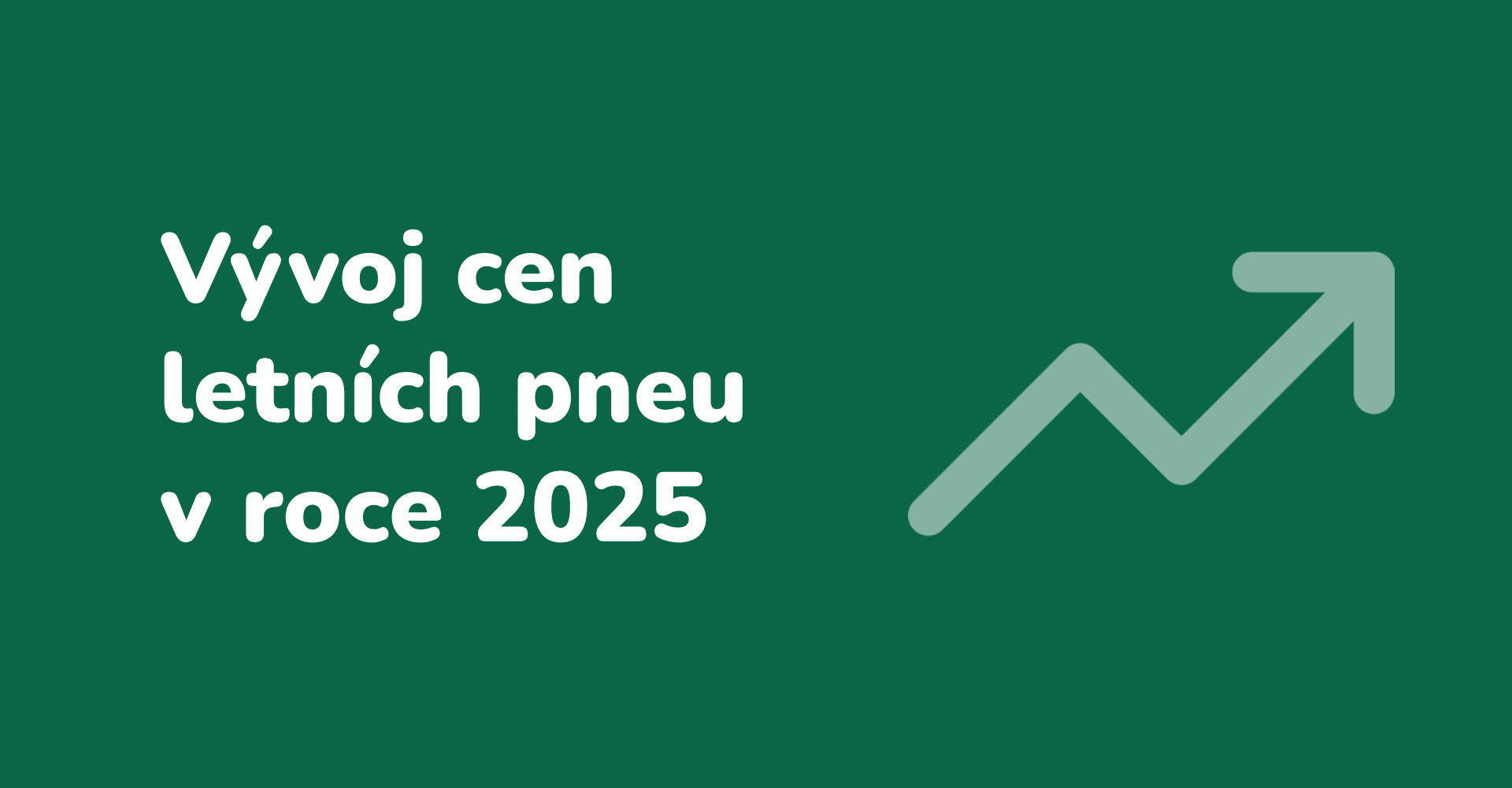 Vývoj cen letních pneumatik v roce 2025