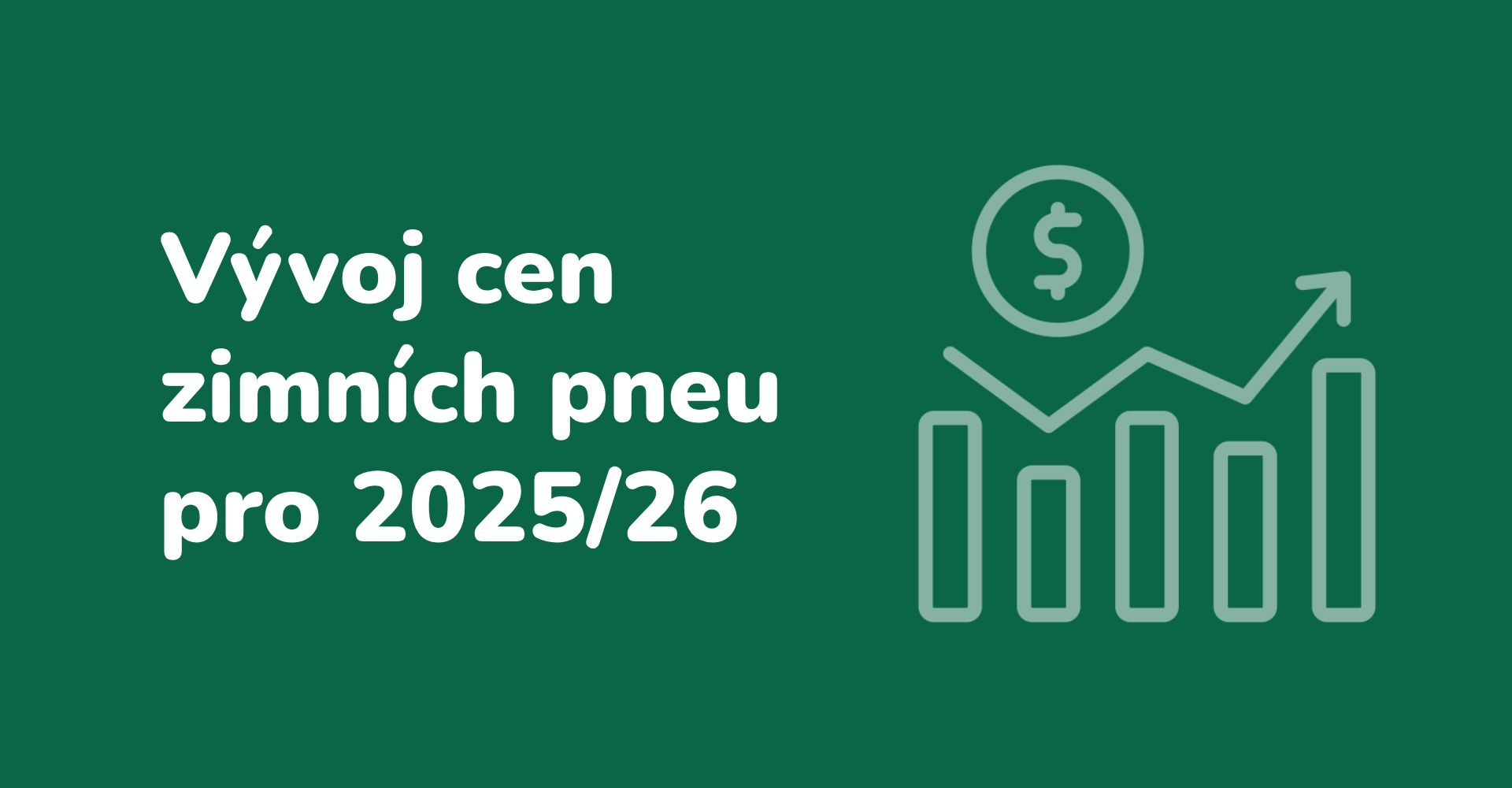 Vývoj cen zimních pneumatik pro sezónu 2025/26
