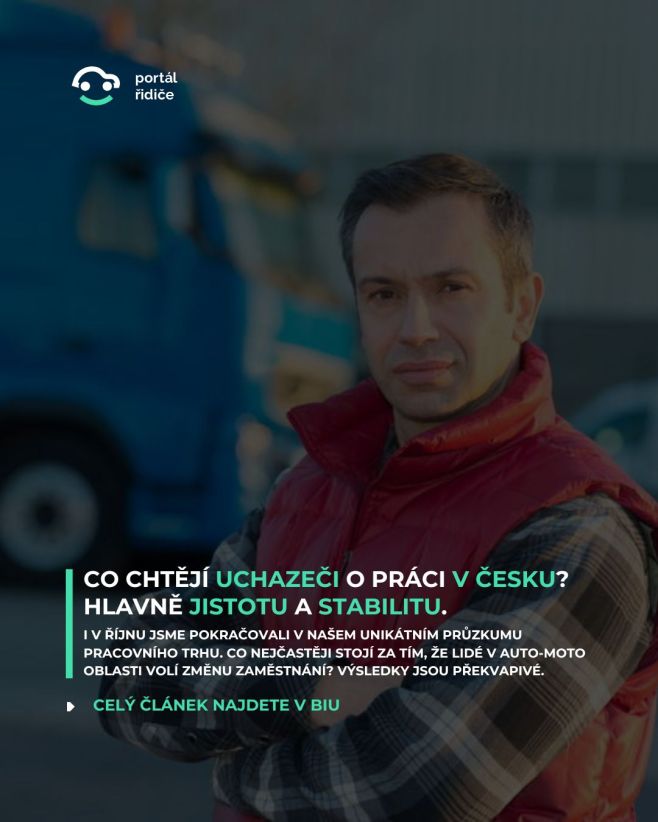 💸 PENÍZE UŽ NEJSOU HLAVNÍ DŮVOD PRO ZMĚNU PRÁCE V OBORU AUTO-MOTO 💰 Během října jsme oslovili téměř 1 300 uchazečů o práci...