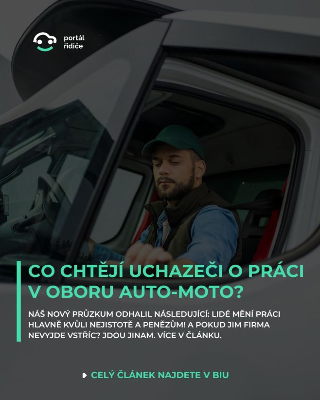 🚚 „Chceme jistotu, férovou mzdu a do práce to mít max 30 km,“ říkají uchazeči o práci v auto-moto. Náš nový průzkum mezi...
